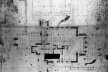 Emil Bach House, planta primeiro pavimento, oeste e oeste, North Sheridan Road, Chicago, Estados Unidos, 1915. Arquiteto Frank Lloyd Wright<br />Desenho original  [Library of Congress / U.S. Government]
