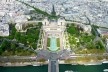 Vista aérea da cidade de Paris, França. Praça do Trocadero em destaque. Foto tirada a partir da Torre Eiffel, abr. 2009<br />Foto Francisco Alves 