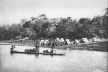 O acampamento da Comissão Cruls na margem do rio Parnaíba 1892‐93 [Relatório da Commissão  ao Ministro da Industria, Viação e Obras Públicas. Op. cit.]