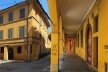 Via Francesco Acri, bairro de São Leonardo, Bolonha, Itália<br />Foto Victor Hugo Mori 
