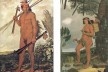 À esquerda, Homem Tapuia, 1643, 272 x 161 cm; à direita, Mulher Tapuia, 1641, 272 x 165 cm, Albert Eckhout, retratos etnográficos dos habitantes do Brasil do século 17<br />Imagem divulgação 