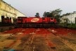 Manutenção de locomotiva, região da Fonte Luminosa, Araraquara<br />Foto Abilio Guerra 