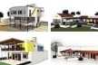 Casa Seixas, 1990; Casa Maciel, 1996; Casa Gilson, 1997; Casa Júlio, 1999. Desenhos de Rui Rocha Jr. a partir de modelo 3D