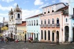 Os sobrados do Pelourinho de Salvador, Bahia. Sítio reconhecido como patrimônio Histórico da humanidade pela UNESCO na década de 1980 <br />Foto Ruth Verde Zein 