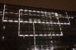 “Hybride LX” (Romain Pissenem), show de luzes na fachada do Instituto do Mundo Árabe, percurso Centro<br />Foto Simone Carneiro 