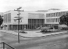 Vista da Escola de Arquitetura da UFMG. <br />Foto-Documentação Sylvio de Vasconcellos, década de 1950 