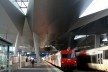 Nova Estação Central de Viena (Wiener Hauptbahnhof)<br />Foto Márcio C. Campos 
