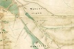 Detalhe do Mappa da Imperial Cidade de São Paulo, de Carlos Rath, 1855, com a localização do proposto Cemitério Municipal da Consolação, que seria inaugurado somente em 1868