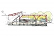Projeto de remodelação do Estádio do Atlético Paranaense<br />Croqui Héctor Vigliecca 