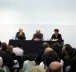 Da esquerda para a direita: Rem Koolhaas, Homi Bhabha e Sanford Kwinter<br />Foto da autora 