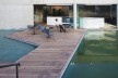 Bar/piscina/galeria, conexão entre os volumes. BCMF arquitetos + MACh arquitetos<br />Foto Gabriel Castro 