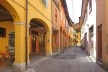 Via Vinazzetti, bairro de São Leonardo, Bolonha, Itália<br />Foto Victor Hugo Mori 
