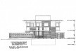 Emil Bach House, elevação leste, North Sheridan Road, Chicago, Estados Unidos, 1915. Arquiteto Frank Lloyd Wright<br />Redesenho J. William Rudd, 1965  [Library of Congress / U.S. Government]