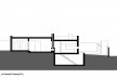 Casa na Cruz de Oliveira, corte longitudinal, 1ª fase, Benedita, Portugal. Arquiteto Pedro Fonseca Jorge<br />Imagem divulgação 