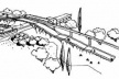 Croqui - Monorail e Caminho da Terra
<br />Imagem do autor do projeto 