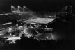 Estádio e complexo poliesportivo do Pacaembu, época da inauguração, São Paulo, anos 1940<br />Foto divulgação  [Acervo FAU USP / livro <i>Museu do Futebol</i>]