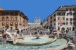 Piazza di Spagna e Fontana della Barcaccia, Roma, Itália<br />Foto Victor Hugo Mori 