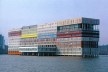 Conjunto habitacional e de escritórios Silodam, 1995-2002, Amsterdã, Holanda. Escritório MVRDV<br />Foto divulgação  [Vitruvius / Cortesia Escritório MVRDV]