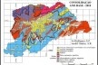 RMSP - Geologia / área de urbanização consolidada e em consolidação. Ano base - 2010 (ver nota 3)<br />ARSantos sobre mapa geológico editado por Rodriguez, S.K. 