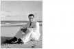 Autorretrato na praia de Boa Viagem, Recife PE, 1939<br />Foto Benicio Whatley Dias  [Acervo Família Whatley Dias]