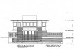 Emil Bach House, elevação oeste, North Sheridan Road, Chicago, Estados Unidos, 1915. Arquiteto Frank Lloyd Wright<br />Redesenho J. William Rudd, 1965  [Library of Congress / U.S. Government]