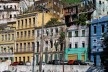 Centro Histórico de Salvador, cidade baixa, outro aspecto de casarões na encosta<br />foto Fabio Jose Martins de Lima 