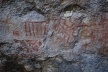 Inscrições rupestres na Serra Pintada, em encosta situada entre Santa Cruz de Salinas e Comercinho MG<br />Foto Fabio Lima 
