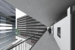 Perspectiva da varanda de acesso aos apartamentos<br />Imagem dos autores do projeto 