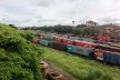 Pátio de manobras de trens, área central, Araraquara<br />Foto Abilio Guerra 