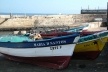 Embarcações no porto de Santo Antão<br />Foto Paula Janovitch 