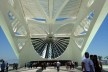 Museu do Amanhã, acesso principal, Rio de Janeiro. Arquiteto Santiago Calatrava<br />Foto Fausto Sombra 