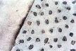 Embrechamento de brita em piso de cimento. Projeto Barroquinha, Salvador, 1986. Arquiteta Lina Bo Bardi com colaboração de Marcelo Ferraz e Marcelo Suzuki<br />Foto do autor 