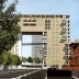 Projeto Biccoca, Espaço interno da residência Esplanada, Milão, arquiteto Vittorio Gregotti [Gregotti e Associados]