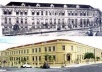 Acima: Escola Santa Terezinha concluída em 1929. A partir de 1947 passa a abrigar o Colégio Estadual Manoel Ribas.  Abaixo: Aspecto do edifício do Colégio em 2002.  [Relatório da CEVFRGS, 1955(imagem acima), DIGIFOTO (imagem abaixo)]