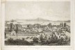 Panorama da cidade de Rio de Janeiro, tomada do morro de Santo Antonio a vôo de passaro. <br />Gravura de Philippe Benoist, 1854  [Biblioteca Nacional Digital do Brasil]