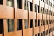 Novo Museu de Arte de Aspen, Colorado, detalhe da fachada. Shigeru Ban Architects<br />Foto Billy Farrell  [Foto divulgação]