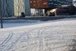 Hotel, Almere Centrum, arquiteto William Alsop (Inglaterra). A neve destaca o revestimento do prédio, que conta com estrutura nada convencional e revestimento de madeira
<br> Data da foto: 07/01/2010 </br><br />Foto Taiana Car Vidotto 