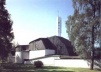 Igreja de Vuoksenniska, Imatra, Finlândia, 1956/59. Vista exterior, posterior ao acesso [AALTO, op. cit., p. 220]