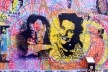 Muro grafitado em Berlim<br />Foto Bruno Santos Stassi 