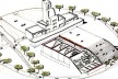 Complexo de lazer, abrigando seis salas de cinema e uma praça de alimentação com cafés e restaurantes, articulados com o edifício existente da antiga Estação Ferroviária