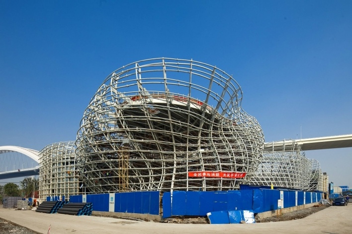 Spanish Pavilion for Shanghai World Expo 2010<br />Photo Shen Zhonghai / KDE  [Miralles-Tagliabue EMBT]