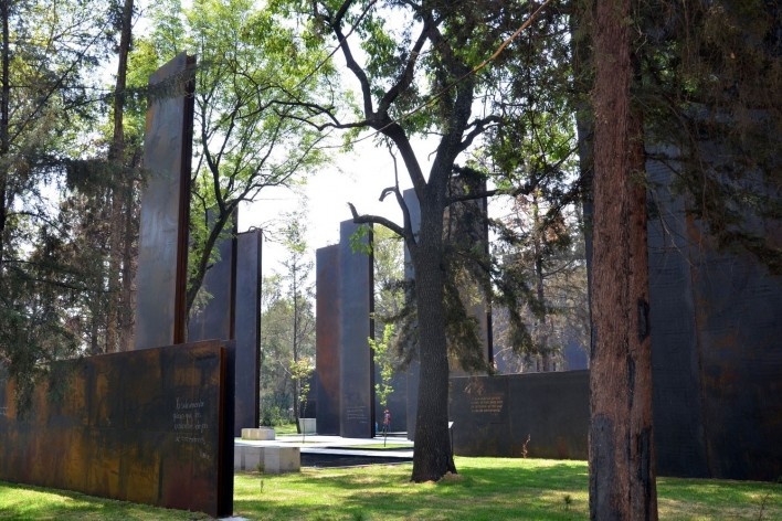 Memorial to Victims of Violence in Mexico National<br />Photo Luby Springall 