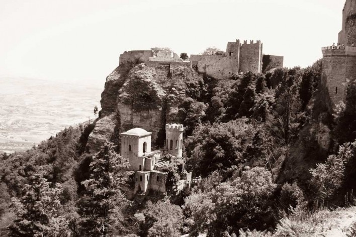 Castelo no Monte Erice. Erice, Itália. Agosto/2010<br />Foto Francisco Alves 