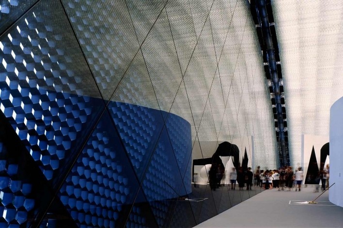 Museu Oscar Niemeyer, Curitiba. Projeto original de Oscar Niemeyer. Projeto renovação de Brasil Arquitetura<br />Foto Nelson Kon 