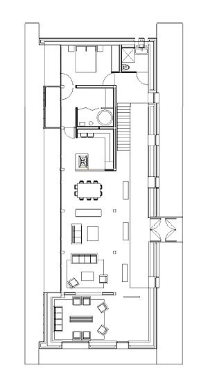 Planta do pavimento térreo<br />Imagem do autor do projeto 