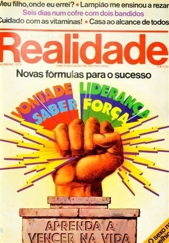 Capa da revista "Realidade", número com a reportagem da 2ª viagem ao Xingu, Valdir Zwetsch, 1972