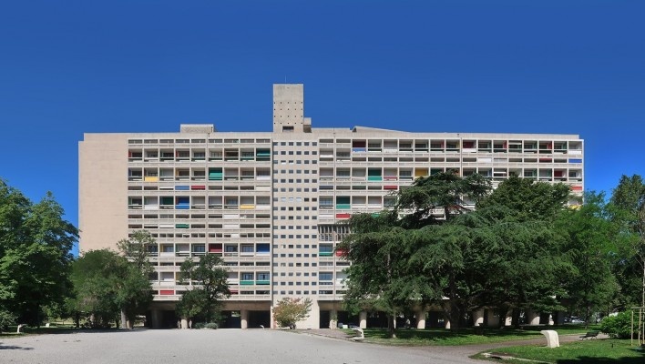 Unidade Habitacional de Marselha, 1947-1952, arquiteto Le Corbusier<br />Foto Victor Hugo Mori 