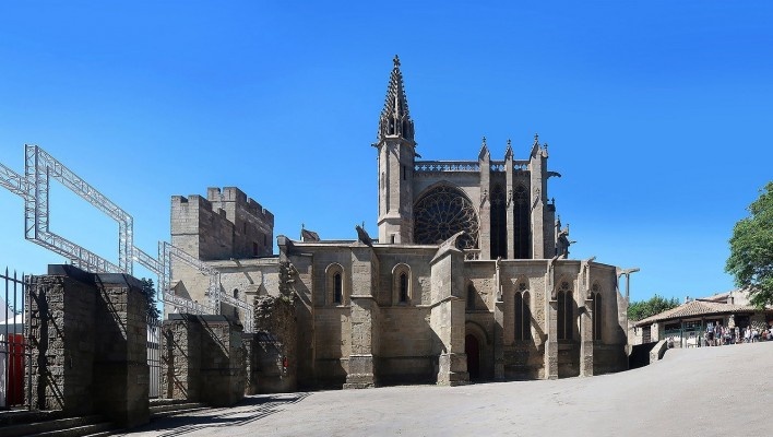 Basílica de Saint-Nazaire e Saint-Celse, Carcassonne, França<br />Foto Victor Hugo Mori 