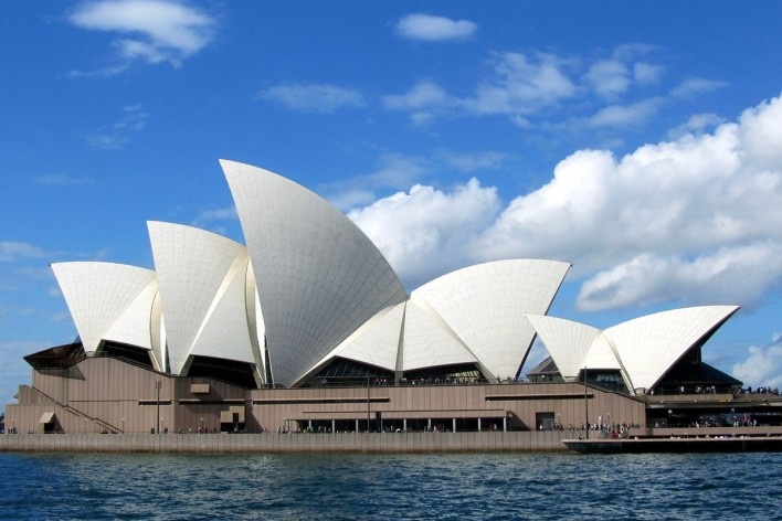 Ópera de Sydney, Jörn Utzon<br />Foto Gabriela Celani 