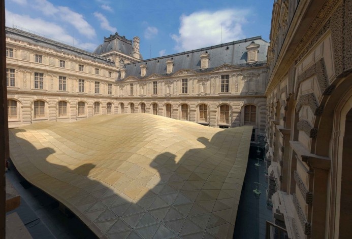 Departamento de Artes Islâmicas do Louvre<br />Foto Raffaele Cipolletta  [Cortesia Mario Bellini Architect(s)]